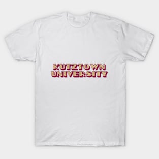 kutztown glitter lettering T-Shirt